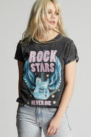 Rock Stars Winged Guitar Tee