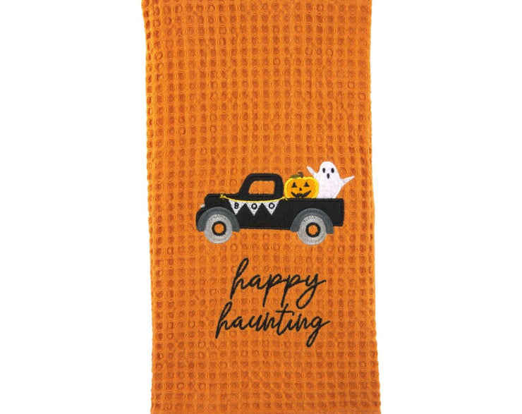 Happy Haunting Waffle Towel