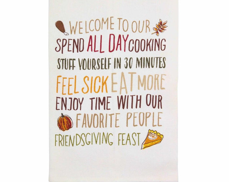 Welcome Friendsgiving Towel