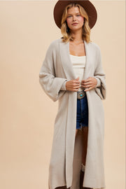 Knitted Long Cardigan