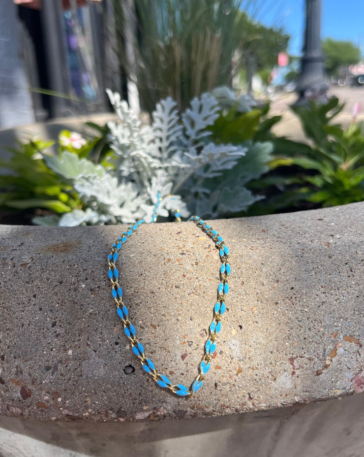 Waverly Necklace- Blue