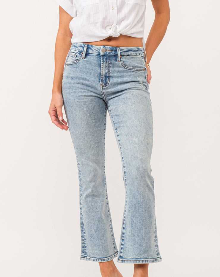 Jeanne High Rise Crop- Wezley