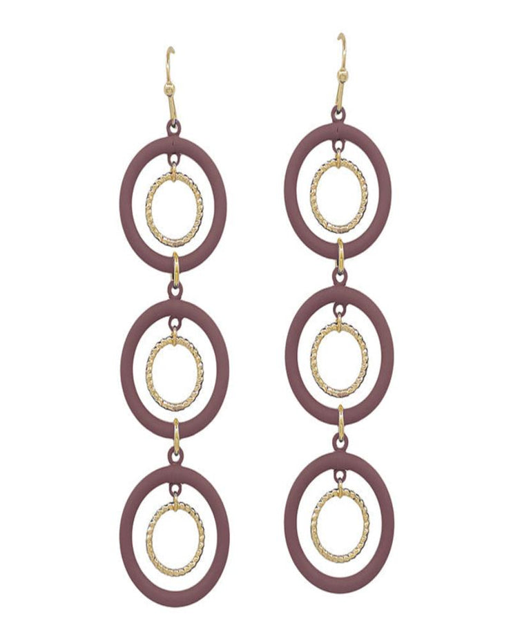 Maroon Gameday Earring