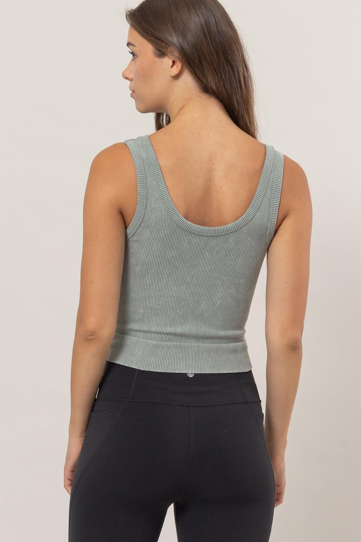 Washed Seamless Tank