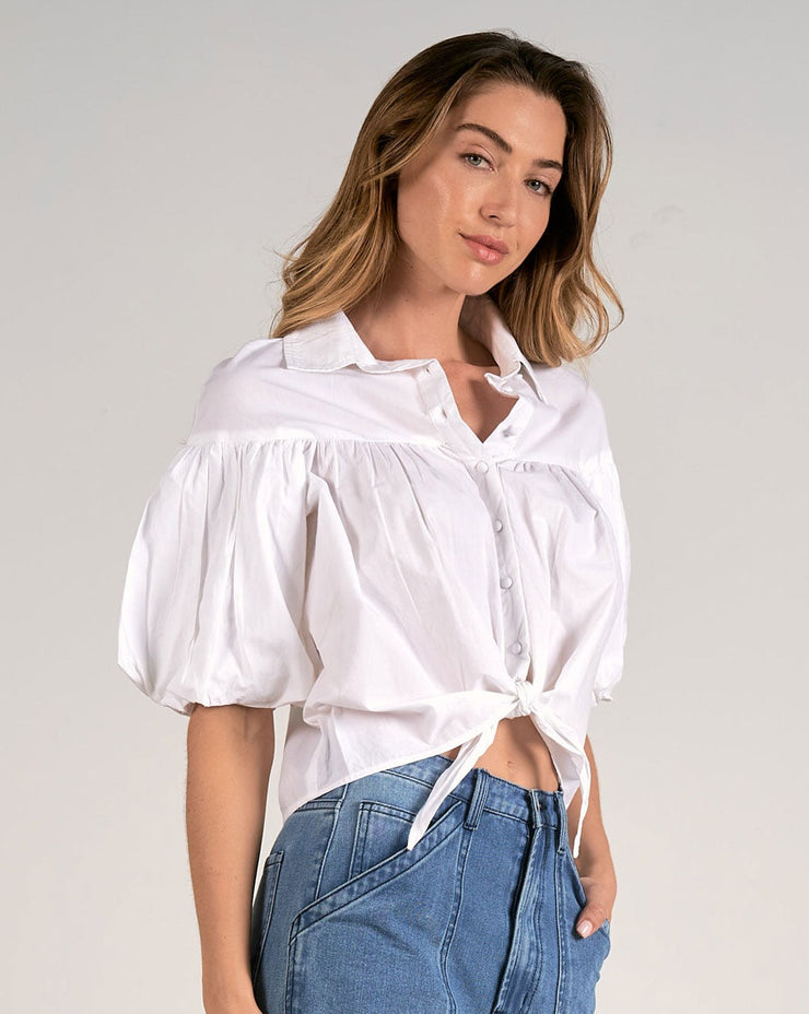 Pouf Sleeve Top