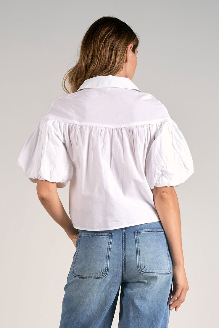 Pouf Sleeve Top