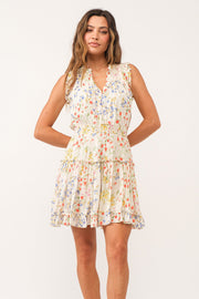 Melodie Tiered Ruffle Dress- Sweet Wild Flower