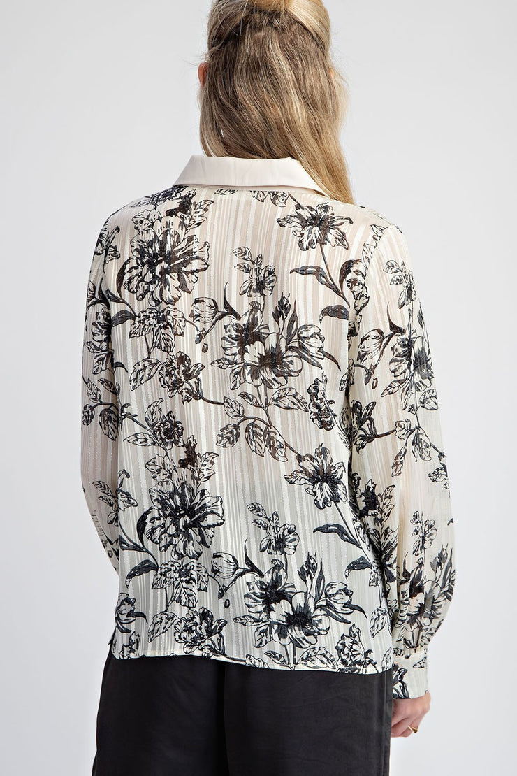 Floral Print Blouse