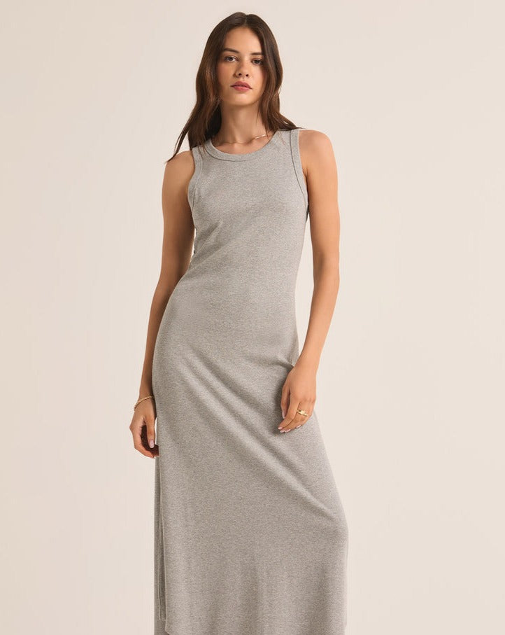 Goodwin Midi Dress- Heather Grey