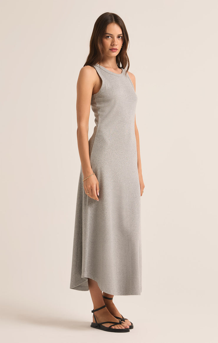 Goodwin Midi Dress- Heather Grey