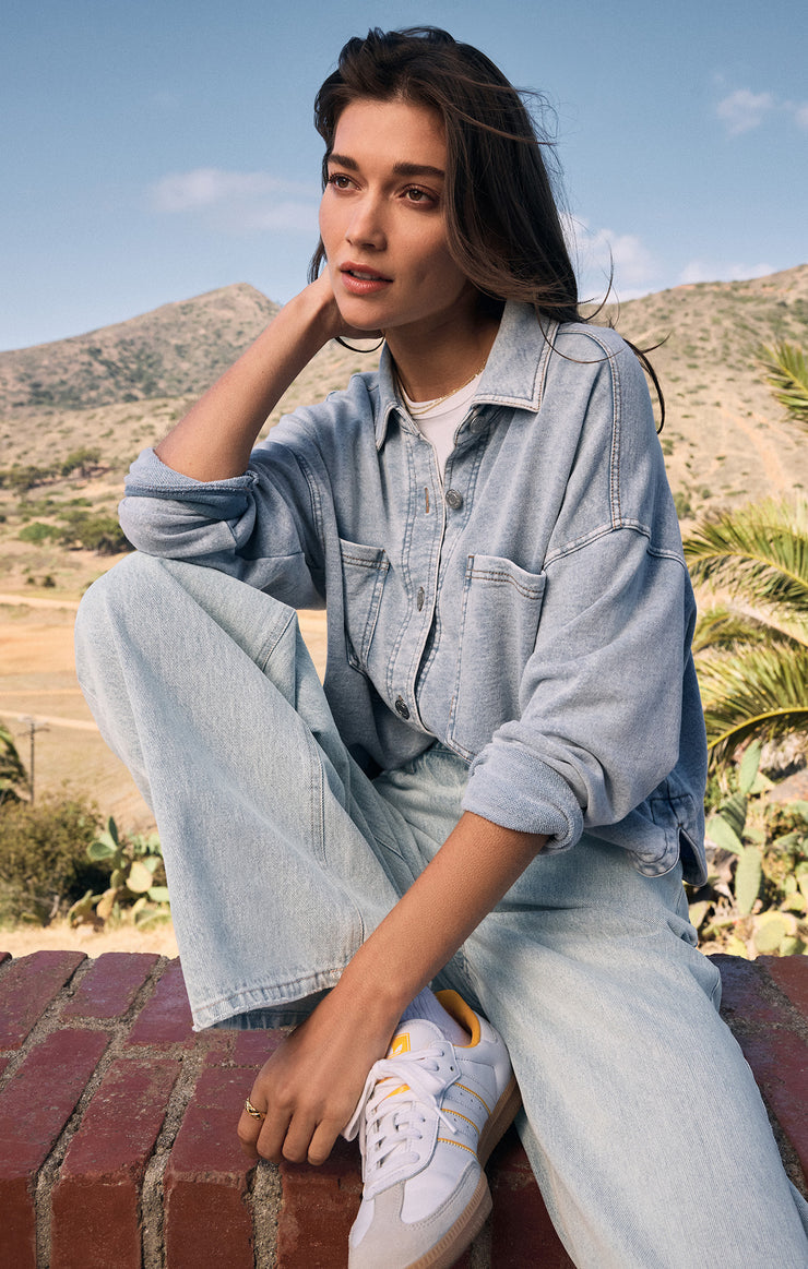 All Day Cropped Denim Jacket