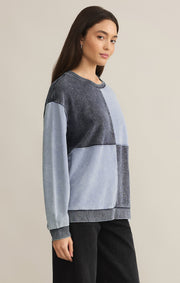 Fair and Square Denim Sweatshirt