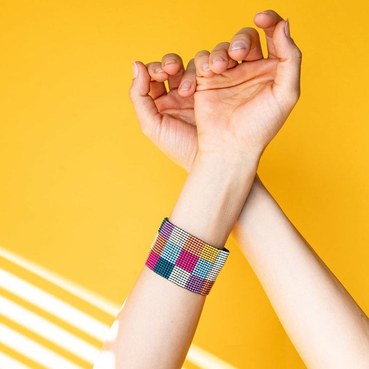 Penelope Checkered Bracelet Multicolor