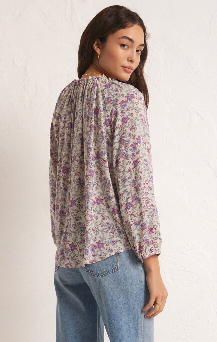 Athena Floral Top