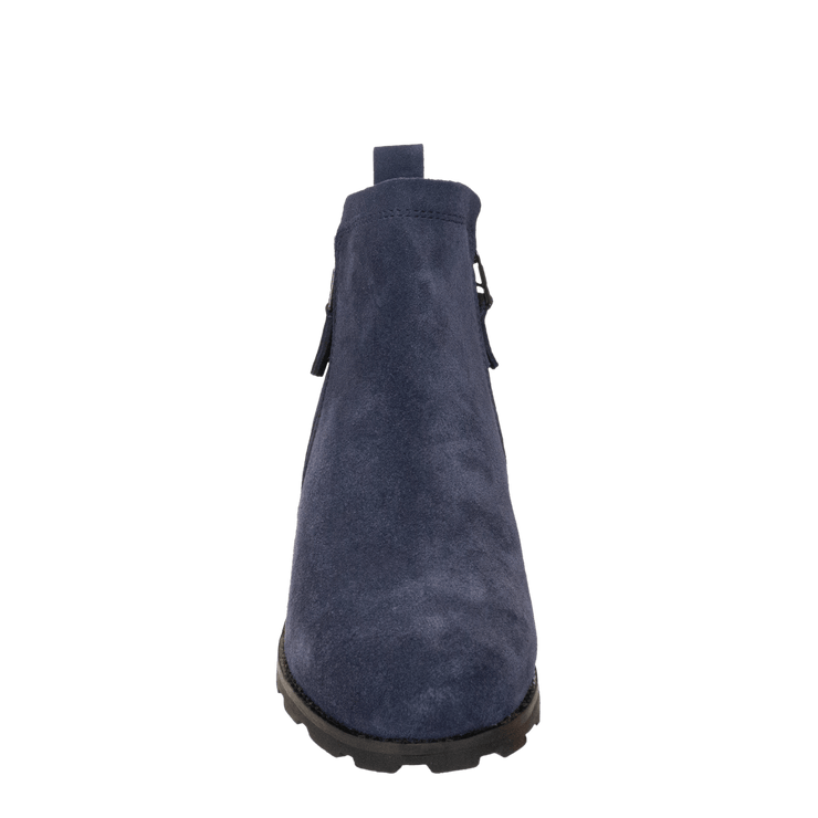 Story in Navy Wedge Boots