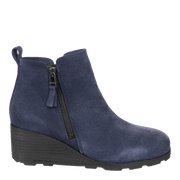 Story in Navy Wedge Boots