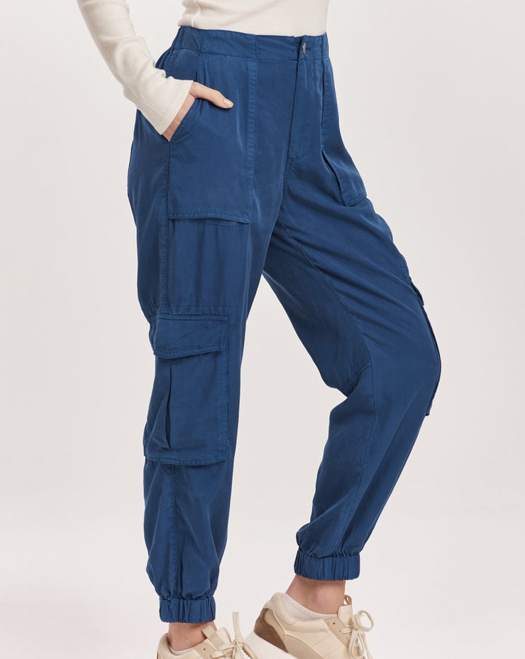 Sandy Super High Rise Jogger- Blueberry