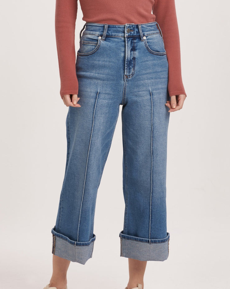 Audrey Super High Rise Crop Jean-