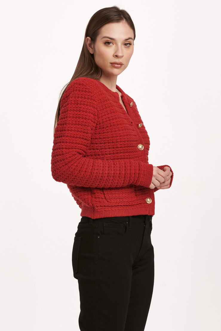 Cambria Long Sleeve Deep Crimson