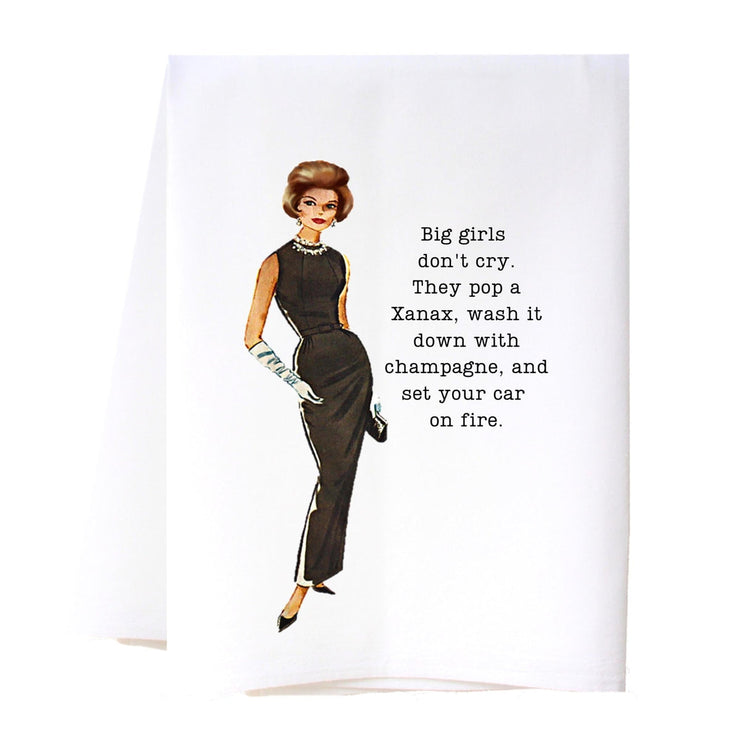 "Big Girls Don't Cry" Kitchen Towel