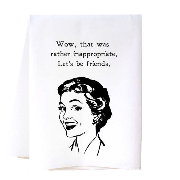 Let's Be Friends Kitchen Towel