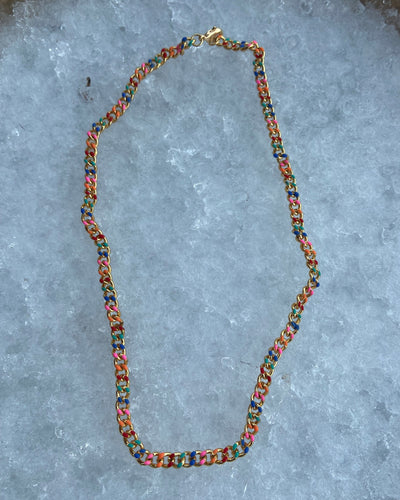 Neon Snake Choker