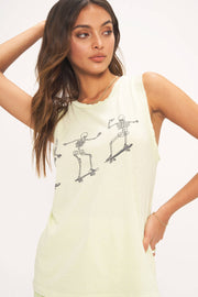 Skeleton Skate Easy Tank